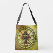 Astrologisch ontwerp van de Weegdierentuin Crossbody Tas (Achterkant)