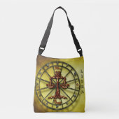 Astrologisch ontwerp van de Weegdierentuin Crossbody Tas (Voorkant)