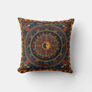 Astrologisch Oriental Rug Design Kussen