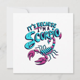 Astrologisch Schorpioen Vibes  sterrenbeeld Kaart