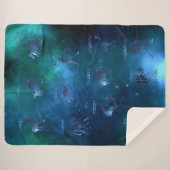 Astrologisch Sherpa Deken (Voorkant (horizontaal))