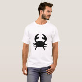 Astrologisch symbool 2 voor kanker t-shirt (Voorkant volledig)