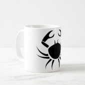 Astrologisch symbool 6 voor kanker koffiemok (Voorkant links)