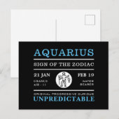 Astrologisch symbool voor de dierentuin briefkaart (Voorkant / Achterkant)