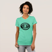 astrologisch symbool voor noodgevallen kanker t-shirt (Voorkant volledig)