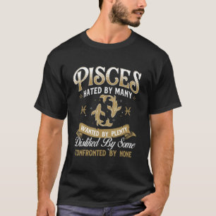 Astrologisch symbool voor pisces Diasdische Sign H T-shirt