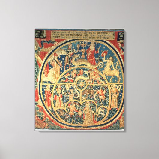Astrologisch tapijt canvas afdruk (Voorkant)