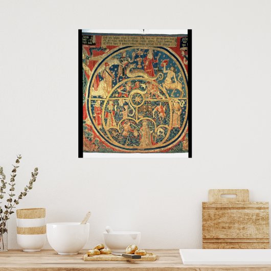 Astrologisch tapijt poster (Keuken)