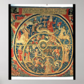 Astrologisch tapijt poster (Voorkant)