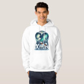 Astrologisch teken Ram| kerstviering Hoodie (Voorkant volledig)