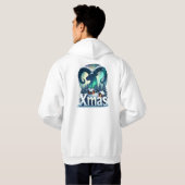Astrologisch teken Ram| kerstviering Hoodie (Achterkant volledig)
