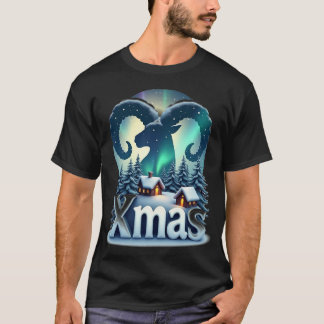 Astrologisch teken Ram| kerstviering T-shirt