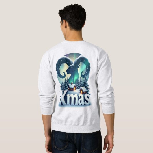 Astrologisch teken Ram| kerstviering Trui (Achterkant volledig)