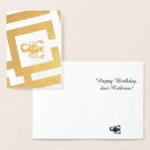 Astrologisch teken Schorpioen Folie Decor Aangepas Folie Kaarten (Display)