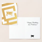 Astrologisch teken Stier Folie Decor Aangepaste te Kaarten (Display)