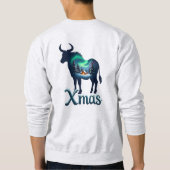 Astrologisch teken Stier Kerstviering Trui (Achterkant)