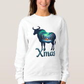 Astrologisch teken Stier Kerstviering Trui (Voorkant)