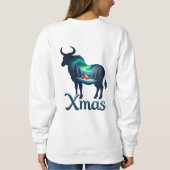 Astrologisch teken Stier Kerstviering Trui (Achterkant)