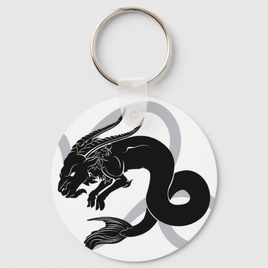 Astrologisch teken van capricorn zodiabeticus sleutelhanger (Voorkant)