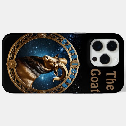 Astrologisch teken van Steenbok Case-Mate iPhone Case (Achterkant (horizontaal))