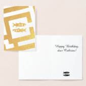 Astrologisch teken Vissen Folie Decor Aangepaste t Folie Kaarten (Display)