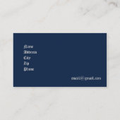 Astrologisch Visitekaartje (Achterkant)