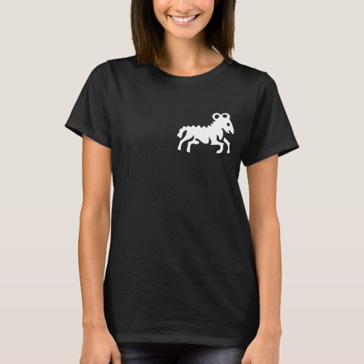Astrologisch Zodiac Sign Aries Grafisch T-shirt (Voorkant)