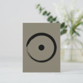 Astrologisch zonnebord - boeddhisme Zen Cirkel 1 Briefkaart (Staand voorkant)
