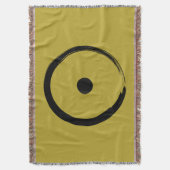 Astrologisch zonnebord - boeddhisme Zen Cirkel 1 Deken (Voorkant Verticaal)