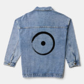 Astrologisch zonnebord - boeddhisme Zen Cirkel 1 Denim Jacket (Achterkant)