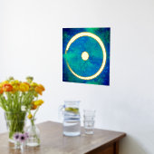 Astrologisch zonnebord - boeddhisme Zen Cirkel 1 Folie Afdrukken (Laag (Keuken))