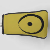 Astrologisch zonnebord - boeddhisme Zen Cirkel 1 Golfheadcover (Voorkant)