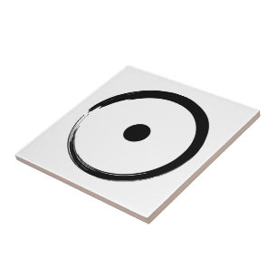 Astrologisch zonnebord - boeddhisme Zen Cirkel 1 Tegeltje