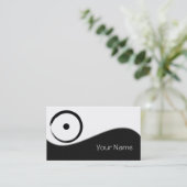 Astrologisch zonnebord - boeddhisme Zen Cirkel 1 Visitekaartje (Staand voorkant)