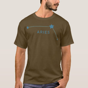 Astrologische backprint van vrouwtjes in de dieren t-shirt