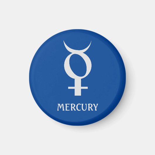 Astrologische grafieken: Planet Mercury Magnet (Voorkant)
