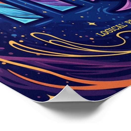 astrologische horoscoop van Maagd Poster (Hoek)