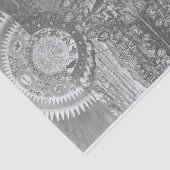 Astrologische illustratie  alchemie tissuepapier (Detail)