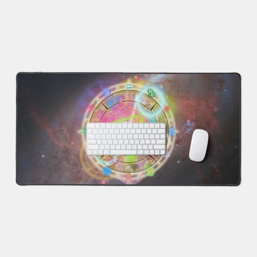 astrologische kaart voor de dierenriem bureaumat (Keyboard & Muis)