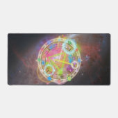 astrologische kaart voor de dierenriem bureaumat (Voorkant)