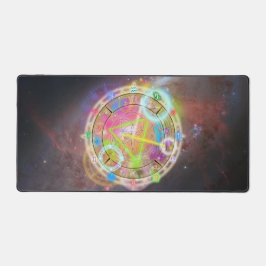 astrologische kaart voor de dierenriem bureaumat