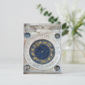 Astrologische klok, Piazza San Marco, Venetië Briefkaart (Staand voorkant)