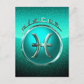 Astrologische Pisces Briefkaart (Voorkant)