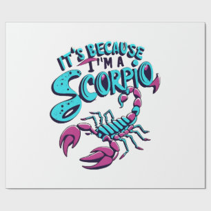 Astrologische Schorpioen Vibe Oude Zodiakus Sterre Cadeaupapier
