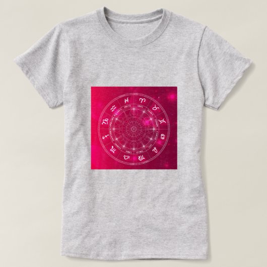 Astrologische Star-tekens T-shirt (Design voorkant)