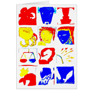 Astrologische Symbolen-kaart