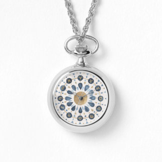Astrologische symbolen, witte achtergrond horloge