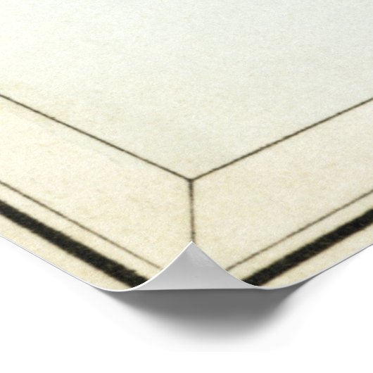 Astrologische tekening kanker poster (Hoek)