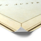 Astrologische tekening van Capricorn Poster (Hoek)