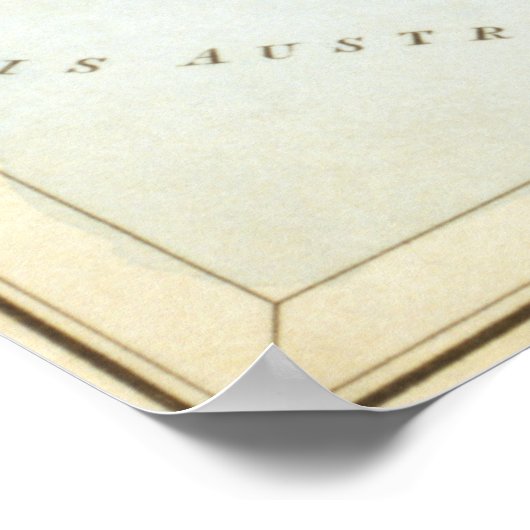 Astrologische tekening van Capricorn Poster (Hoek)